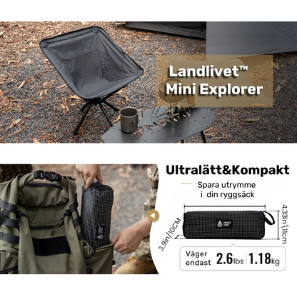 Kompakt campingstol – Vildmarken™ Mini Explorer