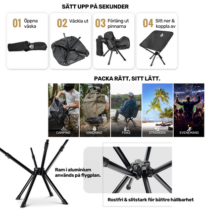 Kompakt campingstol – Vildmarken™ Mini Explorer