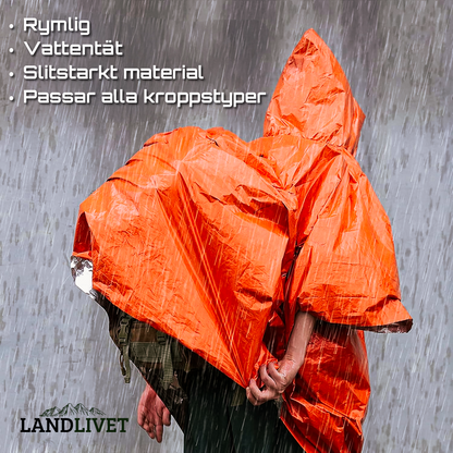 Kompakt nödponcho – Vildmarken™ Survival Bivy 120g