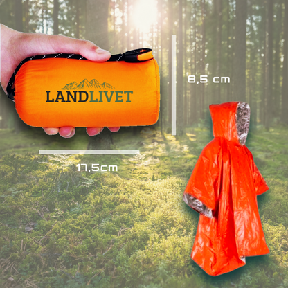 Kompakt nödponcho – Vildmarken™ Survival Bivy 120g