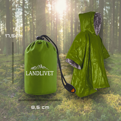 Kompakt nödponcho – Vildmarken™ Survival Bivy 120g